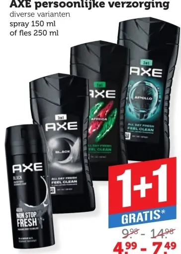 Aanbieding: AXE persoonlijke verzorging