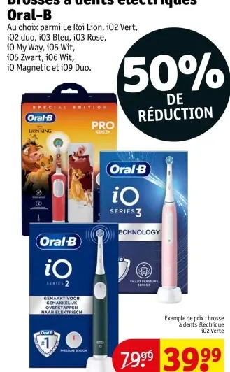 Offre: Brosses à dents électriques