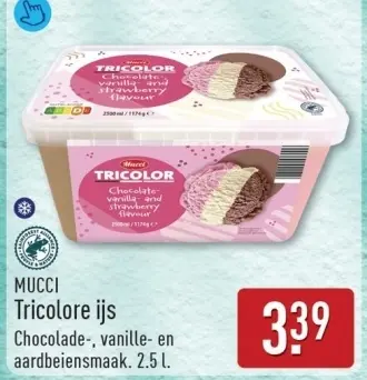 Aanbieding: Tricolore ijs