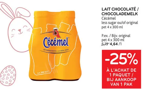 Offre: Lait chocolaté / chocolademelk