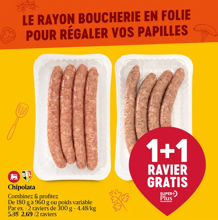 Offre: Chipolata | 4 Pièces