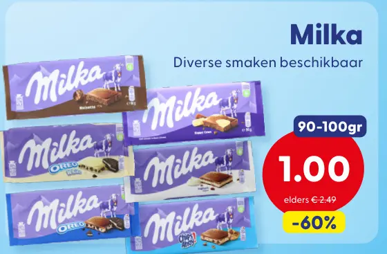 Aanbieding: Milka