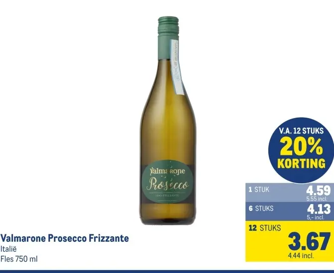 Aanbieding: Prosecco Frizzante