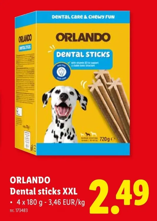 Promotie: Dental sticks XXL
