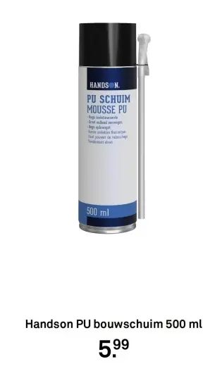 Aanbieding: PU bouwschuim