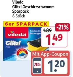 Aanbieding: Glitzi Geschirrschwamm