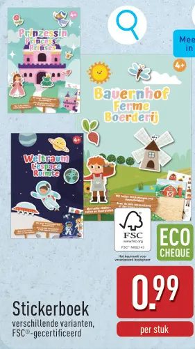 Promotie: Stickerboek