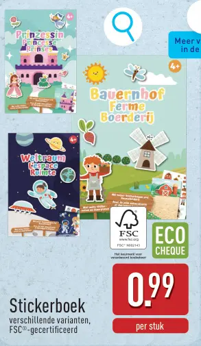 Promotie: Stickerboek