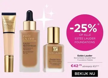 Aanbieding: Double Wear Foundation Pebble