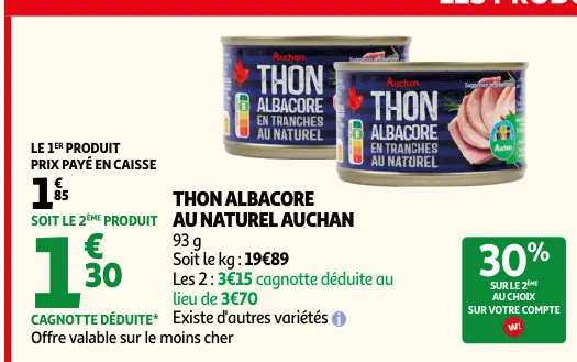 Promotie: Thon albacore