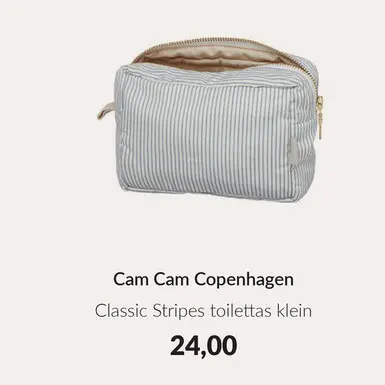 Aanbieding: Classic Stripes toilettas klein