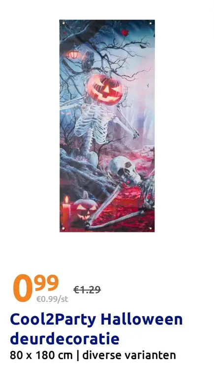 Promotie: Cool2Party Halloween deurdecoratie