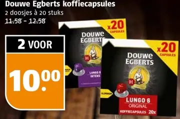 Aanbieding: Douwe Egberts koffiecapsules