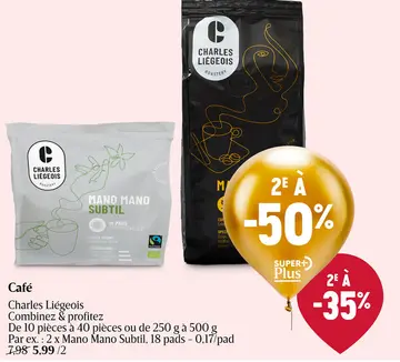 Offre: Café Charles Liégeois