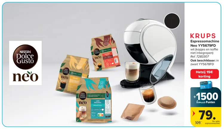Promotie: Espressomachine Neo YY5679FD