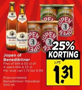 Aanbieding: Jopen of Benediktiner