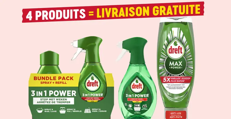 Offre: Dreft 3 in 1 Power