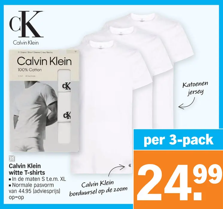 Promotie: witte T-shirts