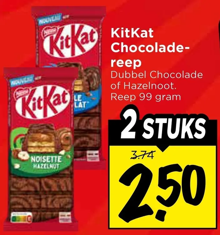 KitKat Chocolade-reep