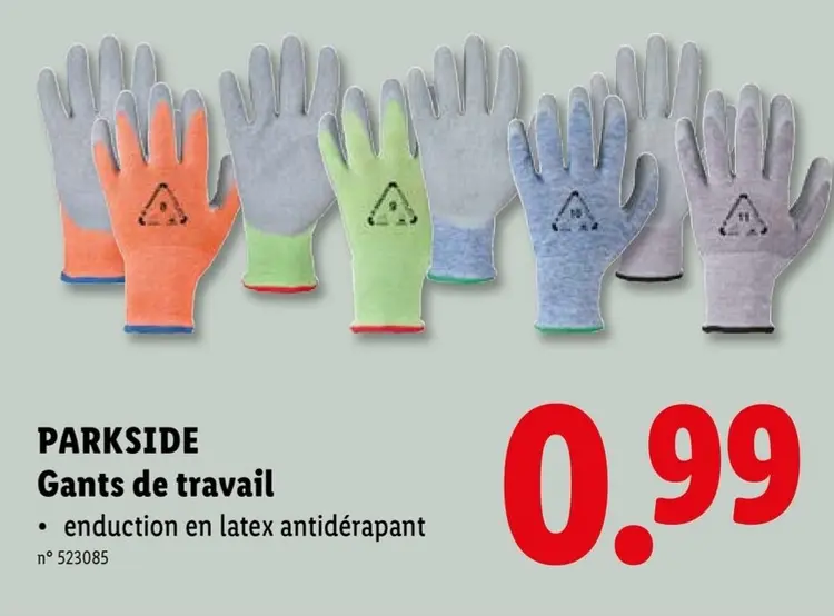 Offre: Gants de travail