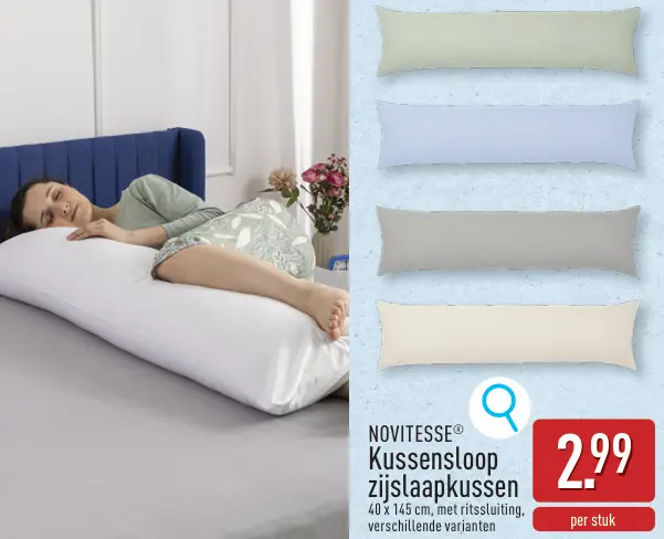 Promotie: Kussensloop zijslaapkussen