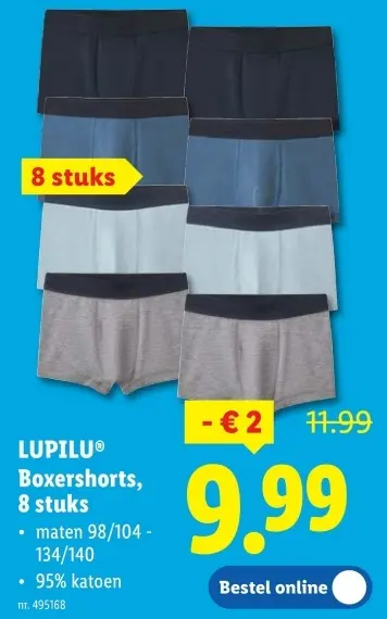 Promotie: Boxershorts