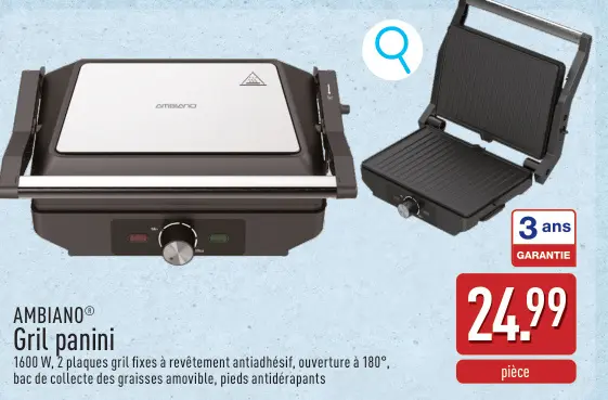 Offre: Gril panini