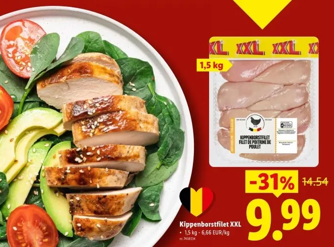 Promotie: Kippenborstfilet XXL