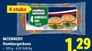 Promotie: Hamburgerbuns