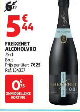Promotie: Freixenet Alcoholvrij Brut