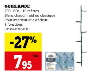 Offre: GUIRLANDE 200 LEDs