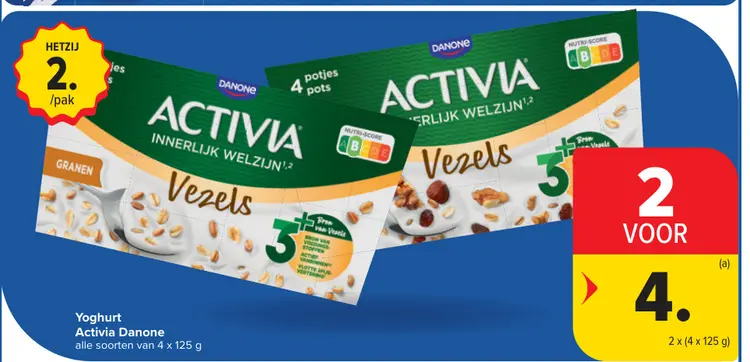 Promotie: Yoghurt Activia