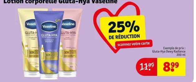 Offre: Lotion corporelle Gluta-Hya