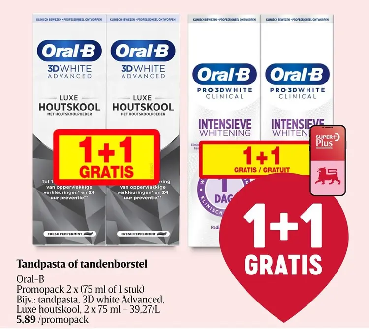 Promotie: Tandpasta of tandenborstel