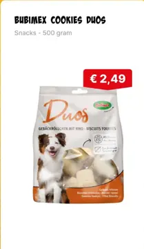 Aanbieding: Bubimex cookies duos