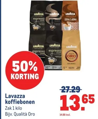Aanbieding: koffiebonen