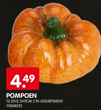 Promotie: Pompoen