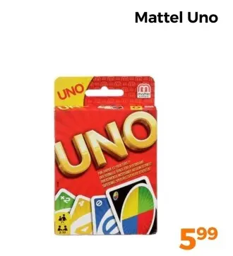 Aanbieding: Mattel Uno
