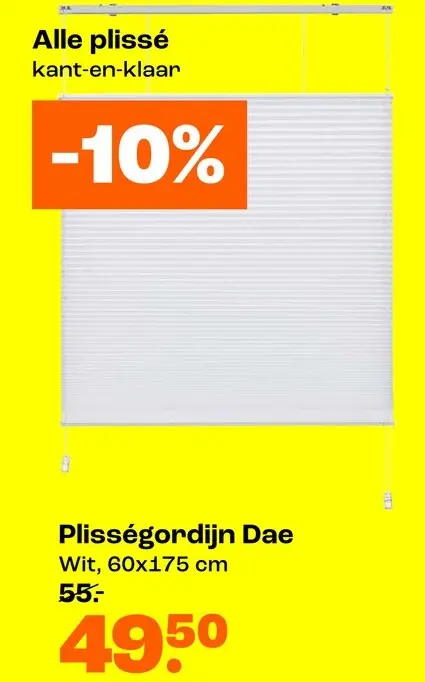 Promotie: Plisségordijn Dae