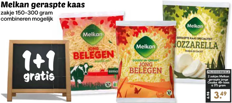 Aanbieding: Geraspte kaas
