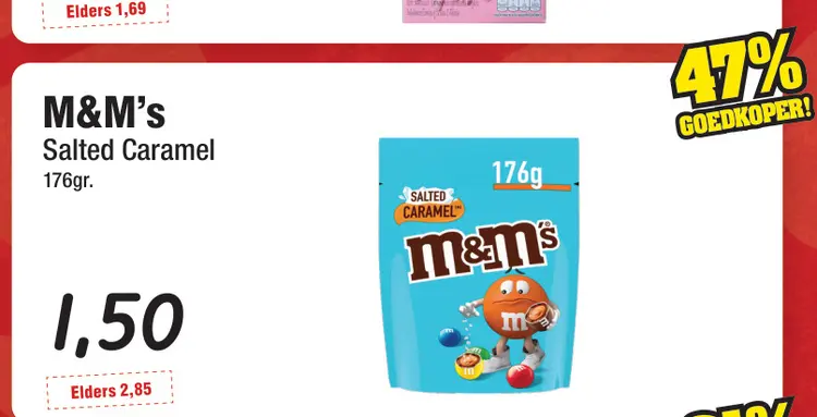 Aanbieding: M&M's Salted Caramel