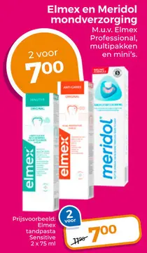 Aanbieding: Elmex tandpasta Sensitive