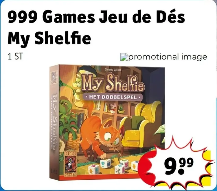 Offre: Jeu de Dés My Shelfie