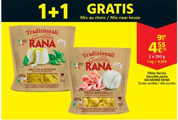Offre: Pâtes farcies / Gevulde pasta