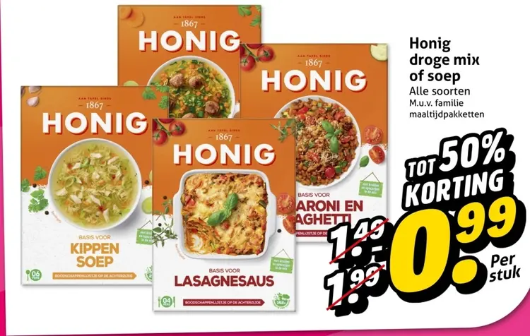 Aanbieding: droge mix of soep