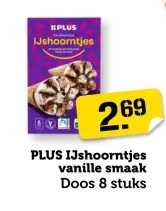 Aanbieding: PLUS IJshoorntjes
