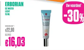 Aanbieding: Cc water
