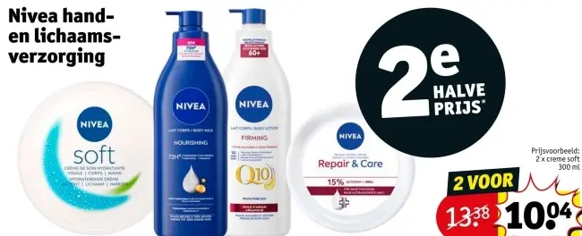 Aanbieding: Nivea hand- en lichaamsverzorging