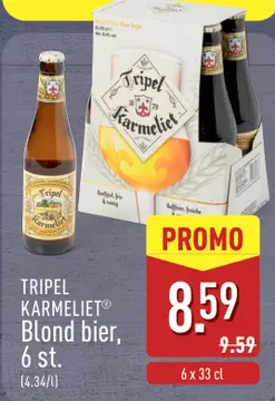 Offre: TRIPEL KARMELIET Blond bier