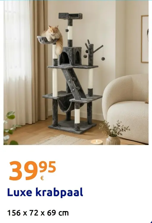 Promotie: Luxe krabpaal